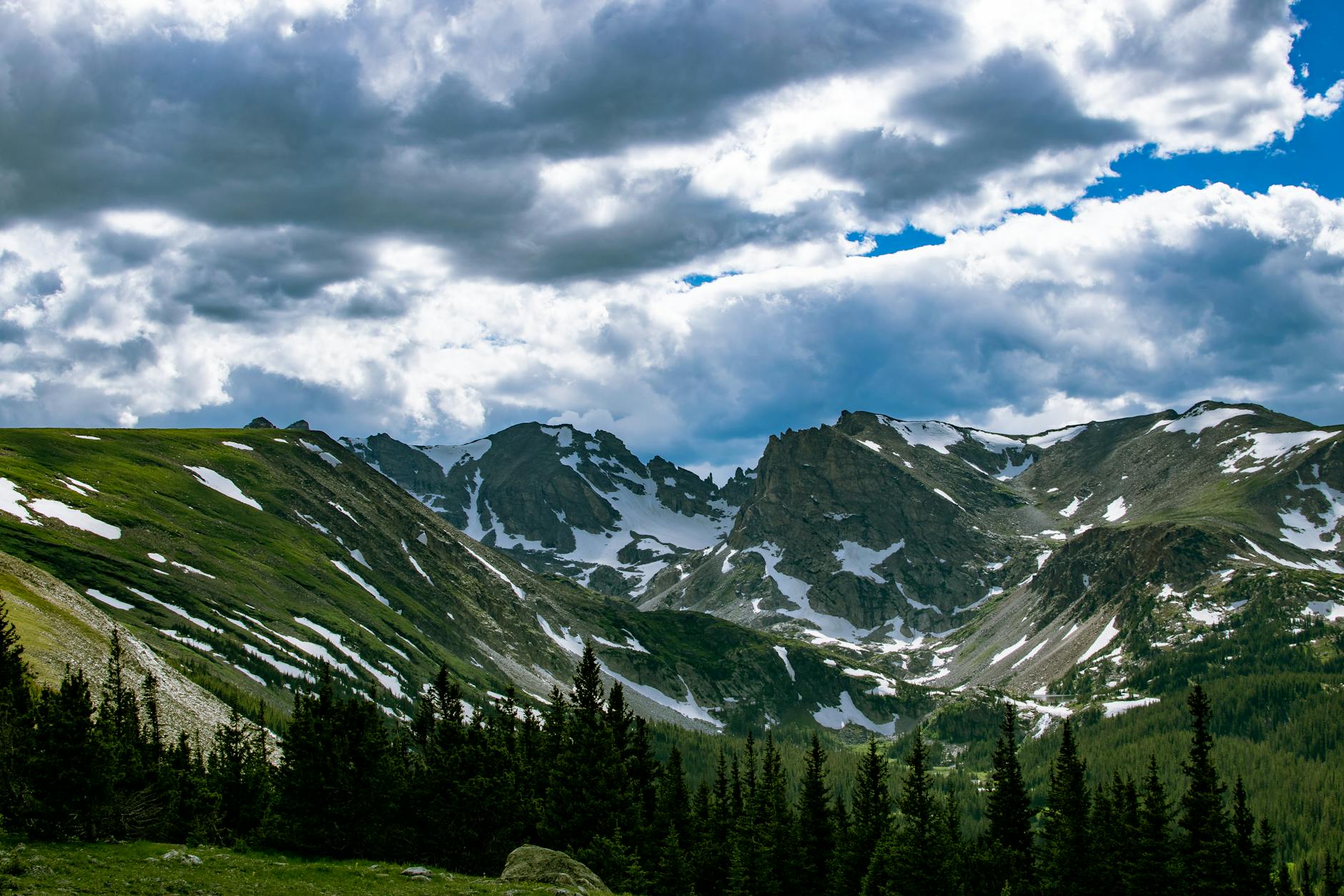 landscape photography of mountain with snow